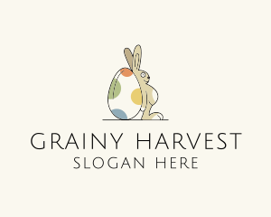 Rabbit Egg Toy logo design