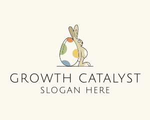 Rabbit Egg Toy logo design