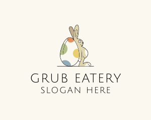 Rabbit Egg Toy logo design