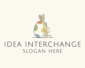 Rabbit Egg Toy logo design