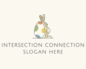 Rabbit Egg Toy logo design