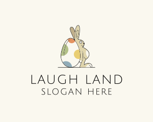 Rabbit Egg Toy logo design