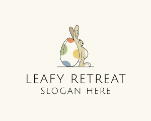 Rabbit Egg Toy logo design