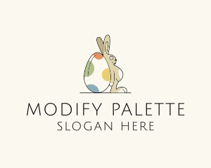 Rabbit Egg Toy logo design