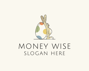 Rabbit Egg Toy logo design