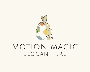 Rabbit Egg Toy logo design