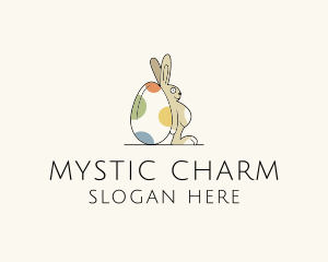 Rabbit Egg Toy logo design