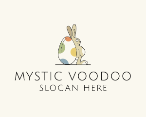 Rabbit Egg Toy logo design