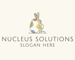 Rabbit Egg Toy logo design