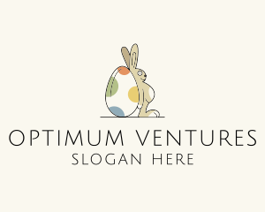 Rabbit Egg Toy logo design