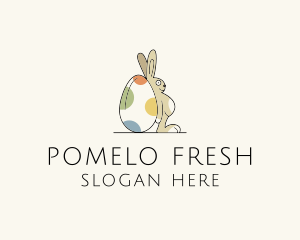 Rabbit Egg Toy logo design