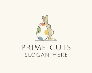 Rabbit Egg Toy logo design