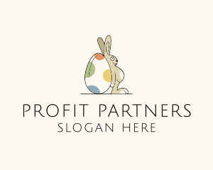 Rabbit Egg Toy logo design