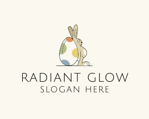 Rabbit Egg Toy logo design