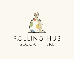 Rabbit Egg Toy logo design