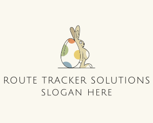 Rabbit Egg Toy logo design