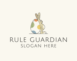 Rabbit Egg Toy logo design