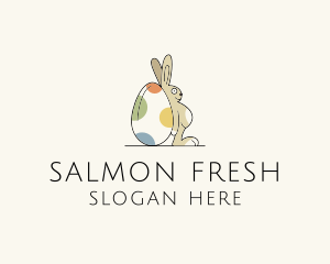 Rabbit Egg Toy logo design