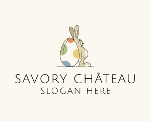 Rabbit Egg Toy logo design