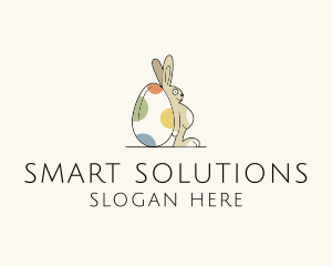 Rabbit Egg Toy logo design