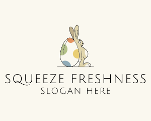 Rabbit Egg Toy logo design