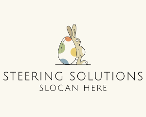 Rabbit Egg Toy logo design