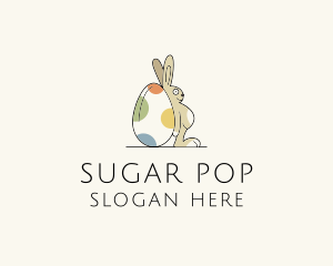 Rabbit Egg Toy logo design