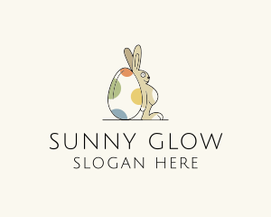 Rabbit Egg Toy logo design