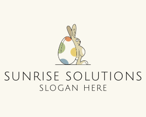 Rabbit Egg Toy logo design