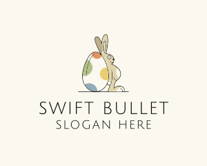 Rabbit Egg Toy logo design