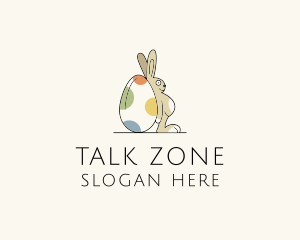 Rabbit Egg Toy logo design