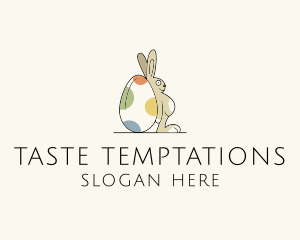 Rabbit Egg Toy logo design