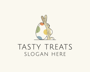 Rabbit Egg Toy logo design