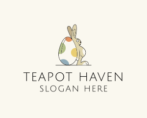 Rabbit Egg Toy logo design