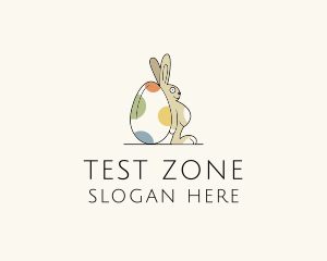 Rabbit Egg Toy logo design