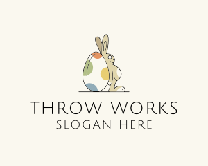 Rabbit Egg Toy logo design