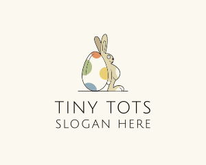 Rabbit Egg Toy logo design