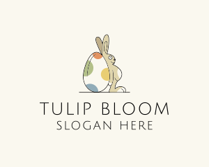 Rabbit Egg Toy logo design