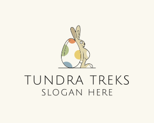 Rabbit Egg Toy logo design