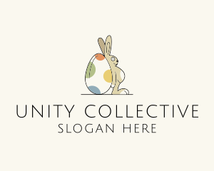 Rabbit Egg Toy logo design