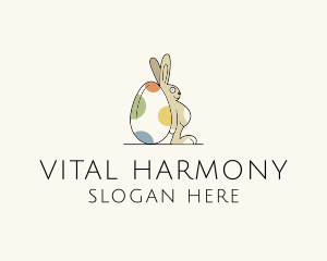 Rabbit Egg Toy logo design