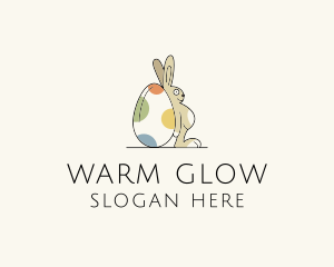 Rabbit Egg Toy logo design