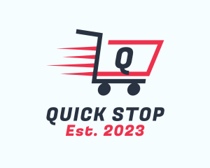 Express Shopping Cart logo design