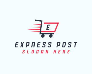 Express Shopping Cart logo design