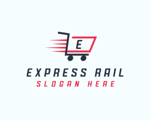 Express Shopping Cart logo design