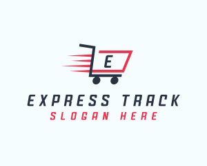 Express Shopping Cart logo design