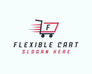 Express Shopping Cart logo design