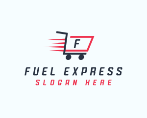 Express Shopping Cart logo design