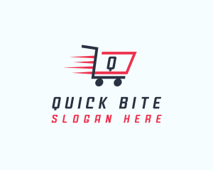 Express Shopping Cart logo design