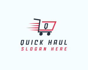 Express Shopping Cart logo design